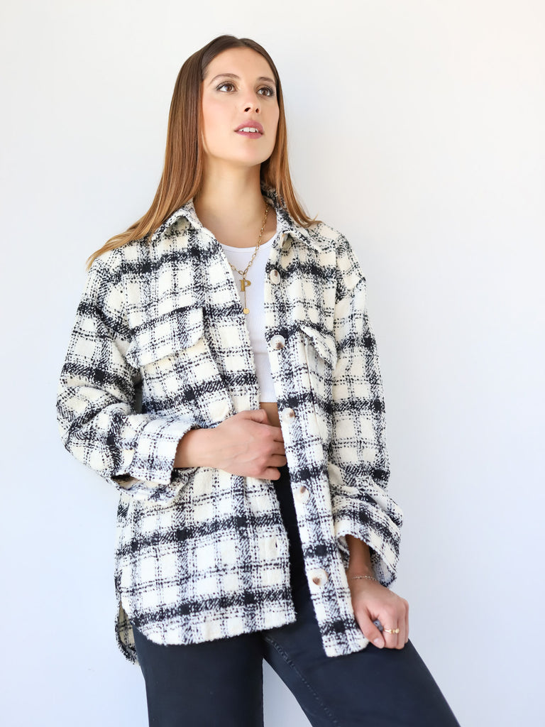 SOBRECAMISA LONG NEGRA